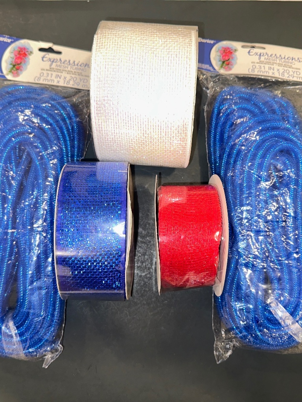 4th of July Deco Mesh Decorations